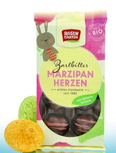 Coeurs de pâte d'amande vegan BIO 65 g ROSENGARTEN